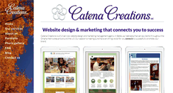 Desktop Screenshot of catenacreations.com